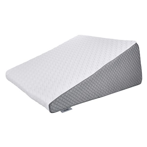 Support Plus Elevated Leg Wedge Pillow - Memory Foam Cushion & Cover - 17'  Wide