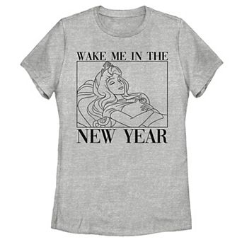 Disney's Sleeping Beauty Juniors' Wake Me In The New Year Tee