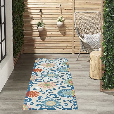 Waverly by Nourison Sun N Shade Terrace Indoor Outdoor Rug