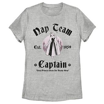 Disney's Sleeping Beauty Juniors' Aurora Nap Team Captain Tee