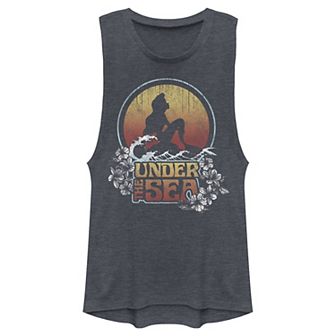 Disney's The Little Mermaid Juniors' Under The Sea Muscle Tank Top
