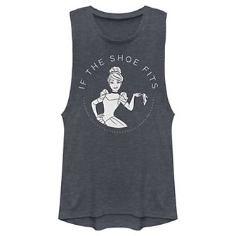 Disney's Cinderella Juniors' If the Shoe Fits Muscle Tank Top