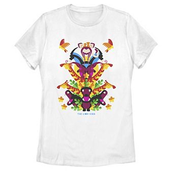 Disney's The Lion King Juniors' Animal Tower Graphic Tee