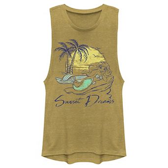 Disney's The Little Mermaid Juniors' Ariel Beach Muscle Tank Top