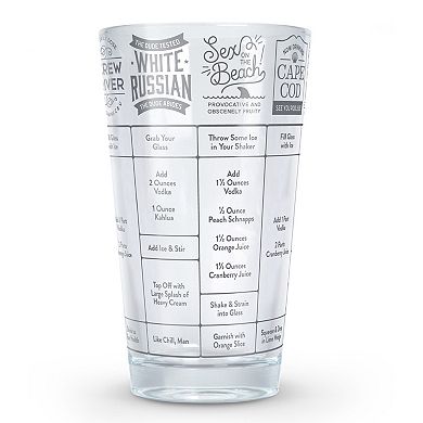 Fred Good Measure Vodka Recipe Pint Glass