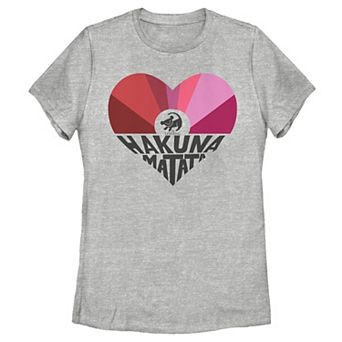 Disney's The Lion King Juniors' Hakuna Matata Heart Tee
