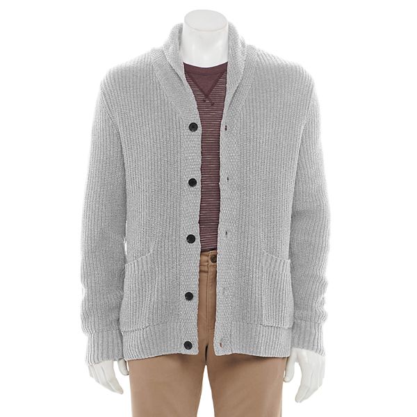 Men s Sonoma Goods For Life Solid Cardigan Sweater