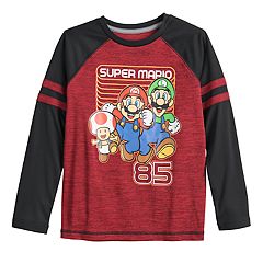 Boys Graphic T Shirts Kids Super Mario Brothers Tops Tees Tops Clothing Kohl S - roblox t shirts codes page 233