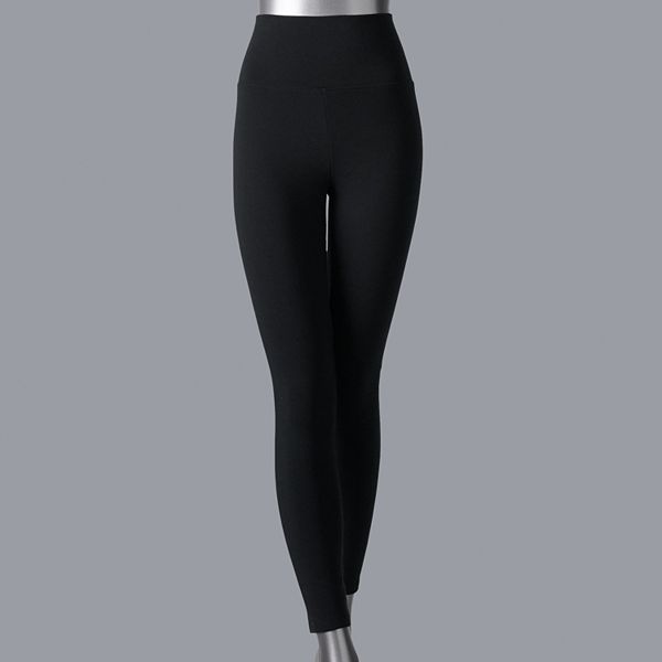 nwt vera wang #plussize plain black #leggings 1X - Depop