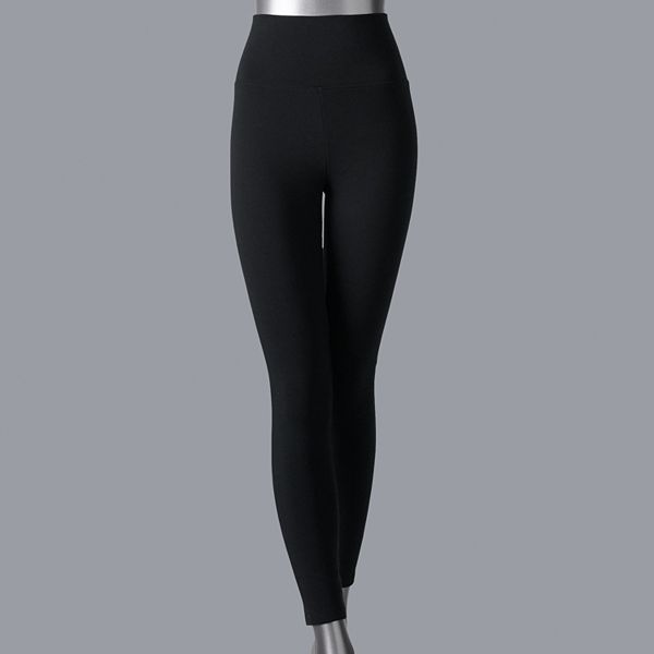 Women's Simply Vera Vera Wang Medium Weight Jogger Leggings