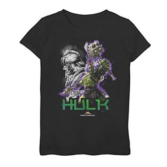 Girls 7-16 Marvel Thor Ragnarok Gladiator Hulk Profile Pounce Graphic Tee