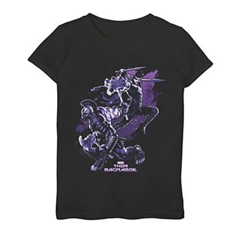 Girls 7-16 Marvel Thor Ragnarok Dynamic Duo Color Pop Splatter Graphic Tee