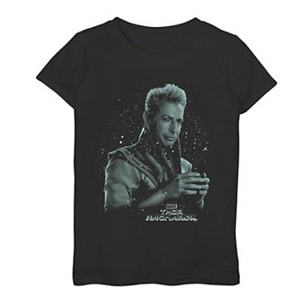 Girls 7-16 Marvel Thor Ragnarok The Grandmaster Devious Stare Graphic Tee