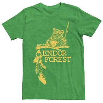 Men's Star Wars Ewok Endor Forest Tee