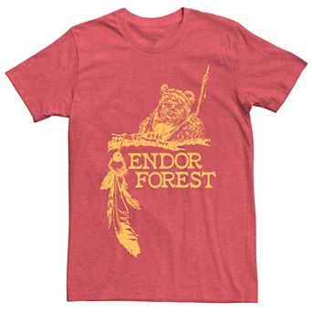 Men's Star Wars Ewok Endor Forest Tee