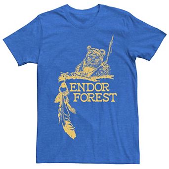 Men's Star Wars Ewok Endor Forest Tee