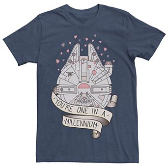 Men's Star Wars Millennium Falcon "You're One In A Millennium" Tee