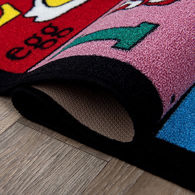 World Rug Gallery Educational Alphabet Kids Rug