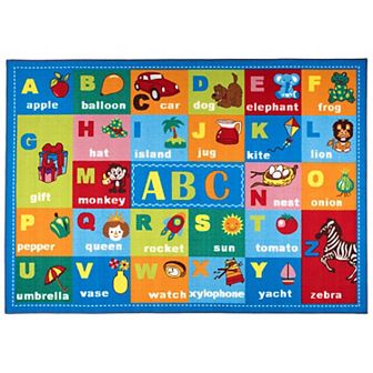 World Rug Gallery Alphabet Youth Rug