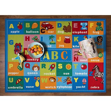 World Rug Gallery Alphabet Youth Rug