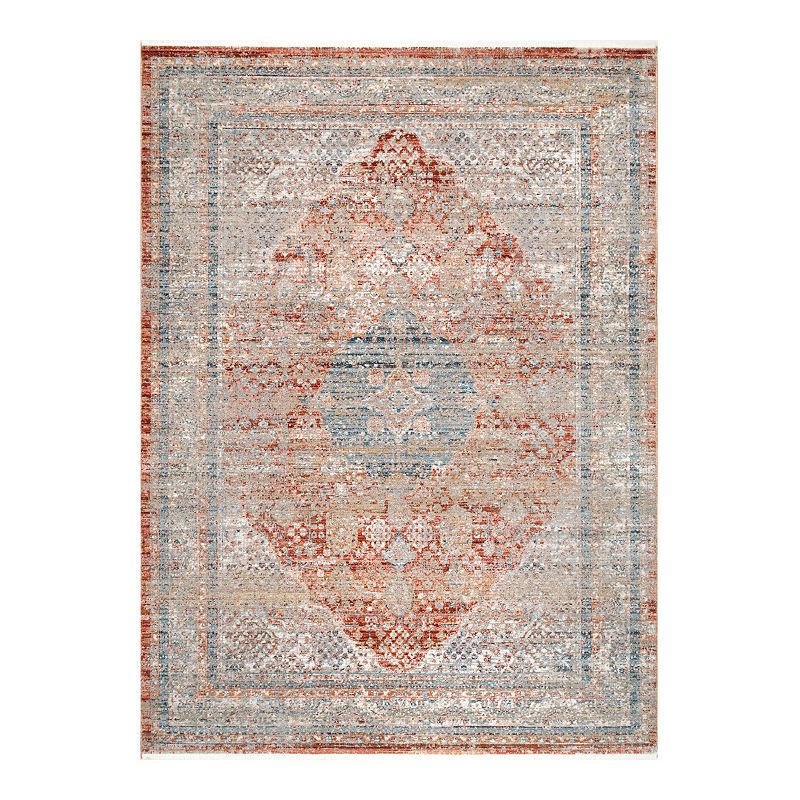 nuLOOM Emmarie Withered Wreath Area Rug, Grey, 9X12 Ft