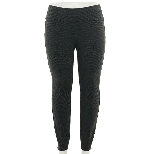 Petite Apt. 9® Pull-On Tummy Control Ponte Leggings