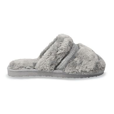 Women's Sonoma Goods For Life® Plush Faux Fur Clog Slippers