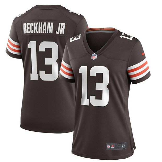 Men's Cleveland Browns Odell Beckham Jr Nike Brown Game