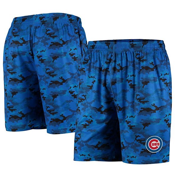 Mens Royal Chicago Cubs Camo Training Shorts