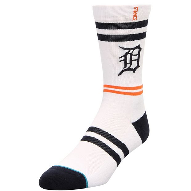 Men's Stance White Detroit Tigers Heathered Diamond Collection Socks