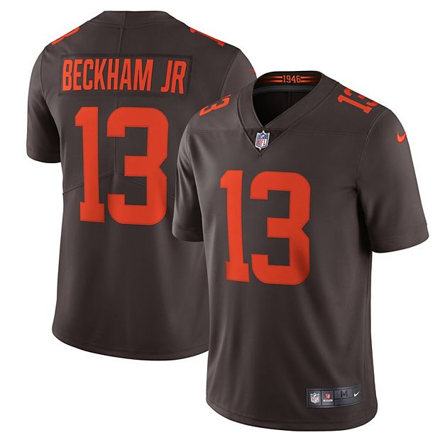 Men's Nike Odell Beckham Jr. White Cleveland Browns Vapor Limited Jersey