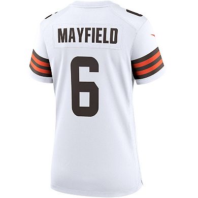 Women's Nike Baker Mayfield White Cleveland Browns Game Jersey