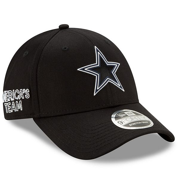 Youth New Era Black Dallas Cowboys 2020 NFL Draft 9FORTY Adjustable Hat