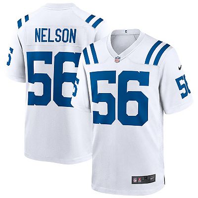 Men s Nike Quenton Nelson White Indianapolis Colts Game Player Jersey