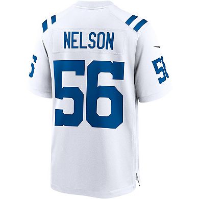 Men's Nike Quenton Nelson White Indianapolis Colts Game Player Jersey