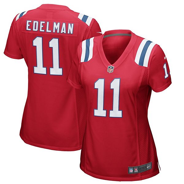 Women's Nike Julian Edelman Red New England Patriots Alternate