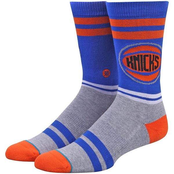 Men's Stance Blue New York Knicks City Gym Crew Socks