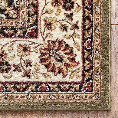 Well Woven Barclay Medallion Kashan Traditional Persian Floral Plush Area Rug