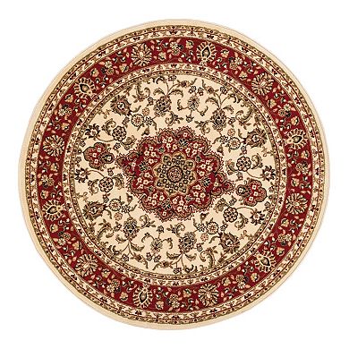 Well Woven Barclay Medallion Kashan Traditional Persian Floral Plush Area Rug