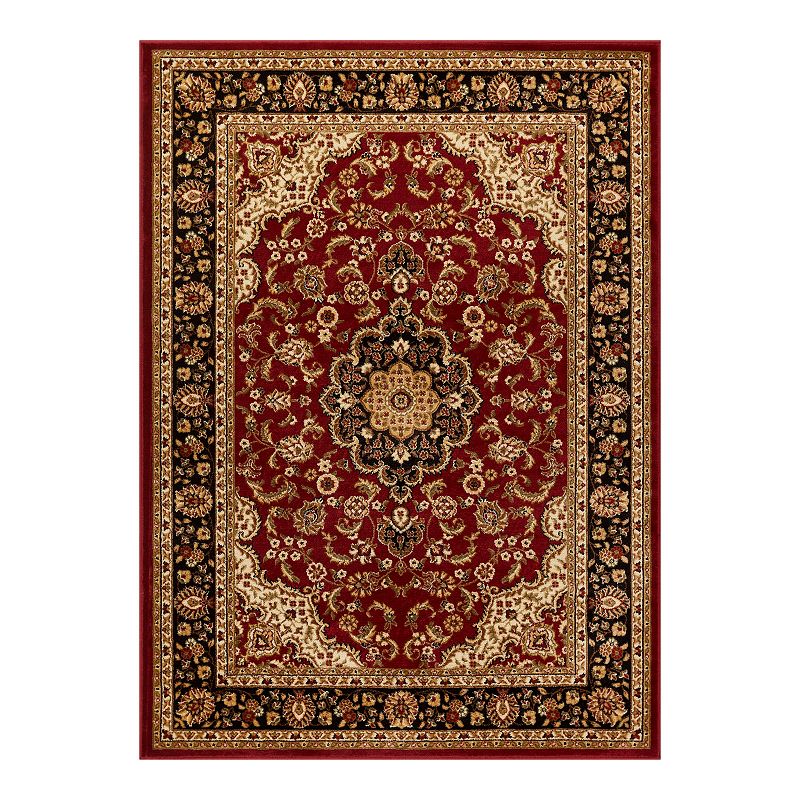 Traditional Oriental Formal Red Area Rug, Red Area Rug