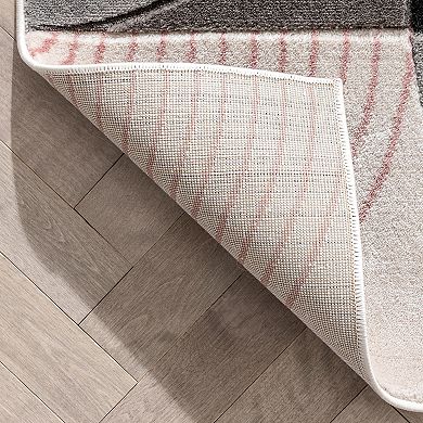 Well Woven Good Vibes Margot Modern Geometric 3D Textured Area Rug