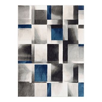 Well Woven Good Vibes Louisa Modern Geometric 3D Textured Area Rug