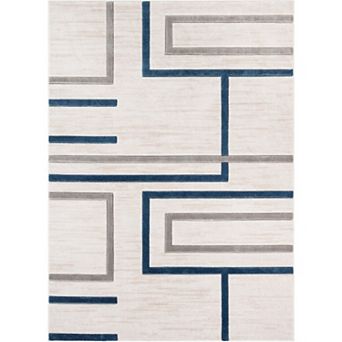 Well Woven Good Vibes Fiona Modern Geometric 3D Textured Area Rug