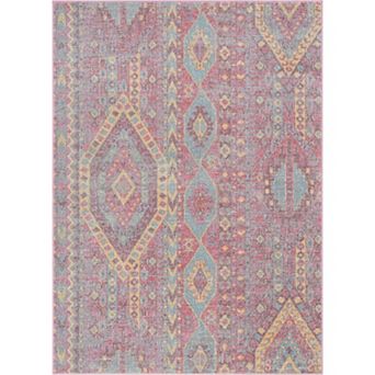 Well Woven Rodeo Otero Boho Eclectic Tribal Area Rug
