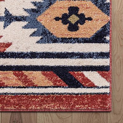Well Woven Tulsa Lea Traditional Southwestern Distressed Area Rug
