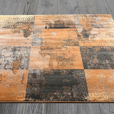 Art Carpet Twister Checkerboard Rug