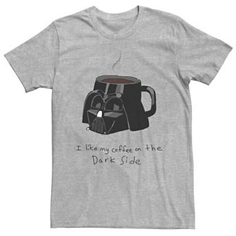 Men's Star Wars Darth Vader Mug "I Like My Coffee On The Dark Side" Tee
