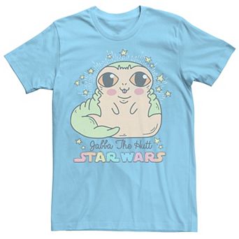 Men's Star Wars Cute Cartoon Jabba The Hutt Tee