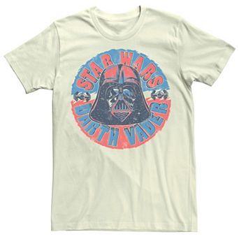 Men's Star Wars Darth Vader Circle Text Portrait Tee