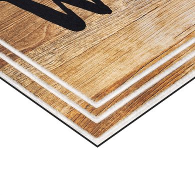 Fashionables Deluxe Welcome Wood Doormat